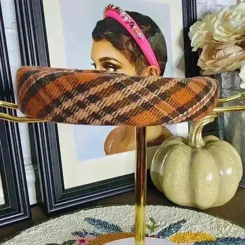 🍂Plaid Headband